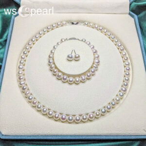 Bộ Chuỗi Ngọc Trai Trắng