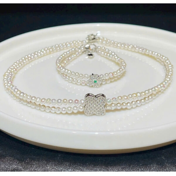 Bộ ngọc trai nước ngọt cao cấp