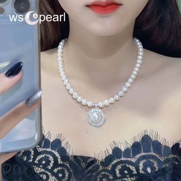 Mặt dây chuyền ngọc trai sang trọng